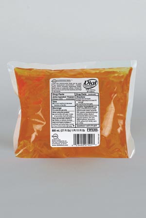 Soap Liquid Antimicrobial Bag In Box Dial Gold Flex Pak 800mL (1/EA 12/CS) by Dial Corporation  ID 2340097501